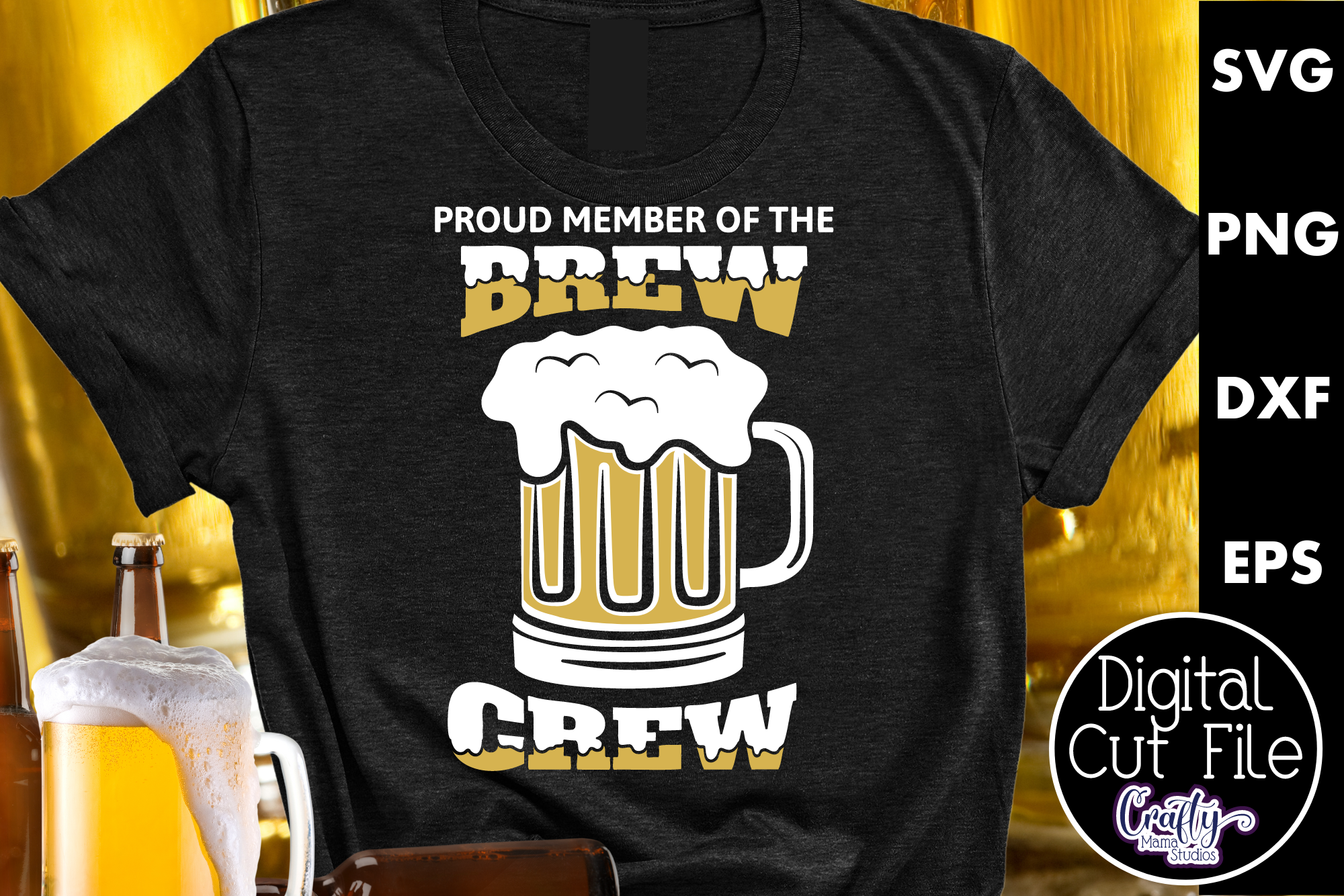 The Brew Crew T-shirt, High quality , Gift for Guys and Girls, Beer Funny  Print | Essential T-Shirt