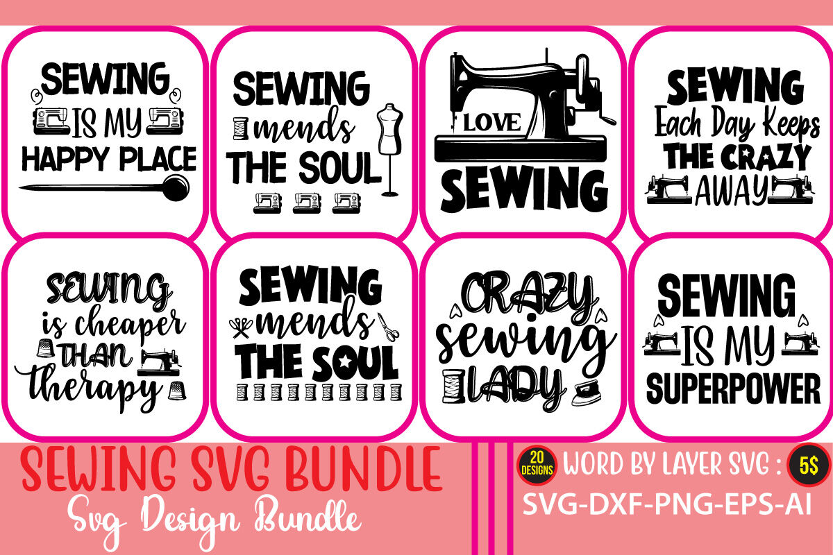 Needle & Thread SVG file for scrapbookin sewing svg cut files sewing svg  files for cutting