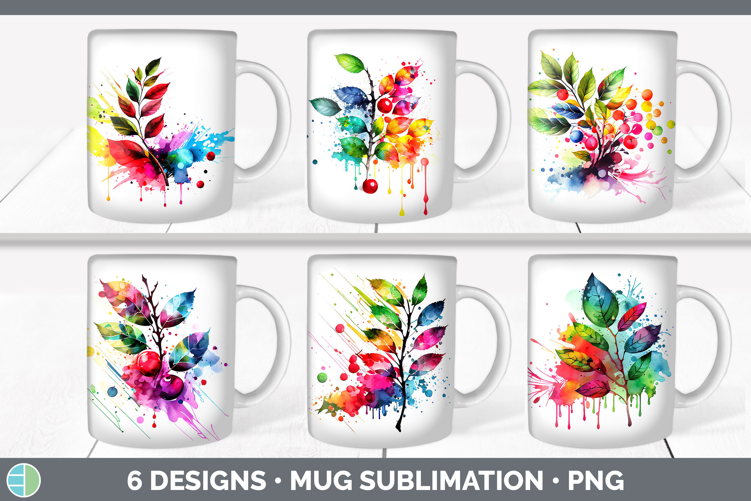 Watercolor princess mug, cup wrap sublimation design png