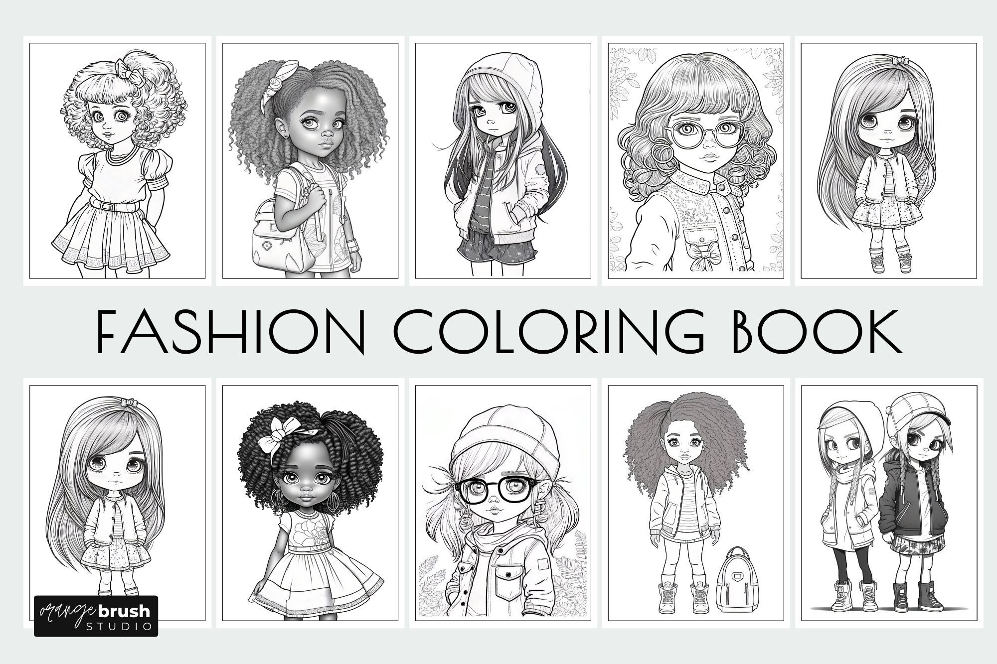 Clothing Coloring Book for Kids: Coloring Book for Kids who love Fashion,  Fashion Coloring Book,Coloring Book for Girls and Boys, Kides 4 years old