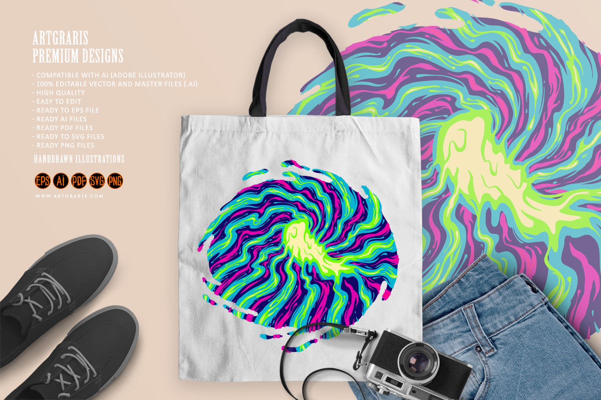 Buy Optical Illusion Tote Bag Psychedelic Hypnotic Trippy Tote