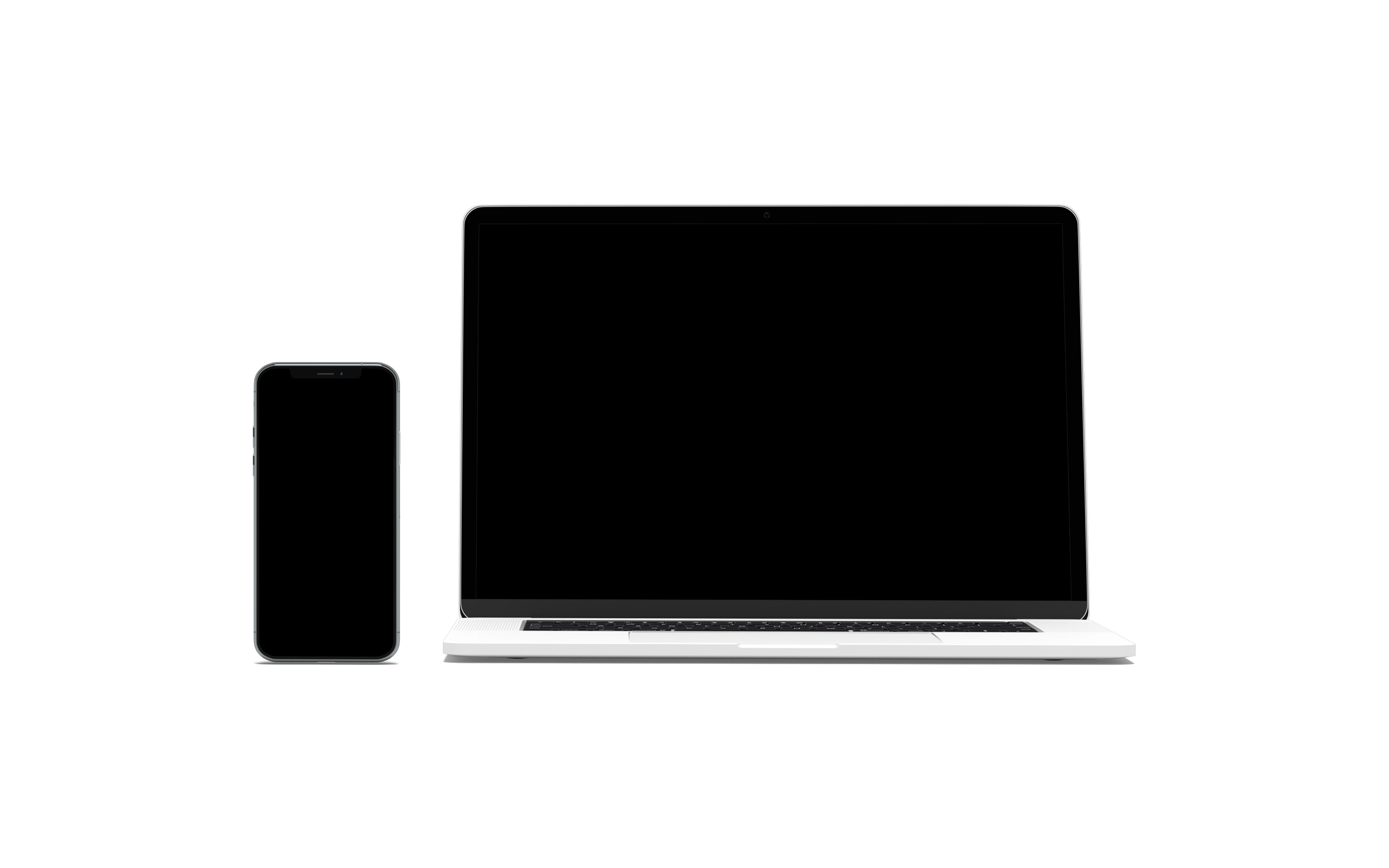 Laptop and Phone Mockup By zuhraabdullah | TheHungryJPEG