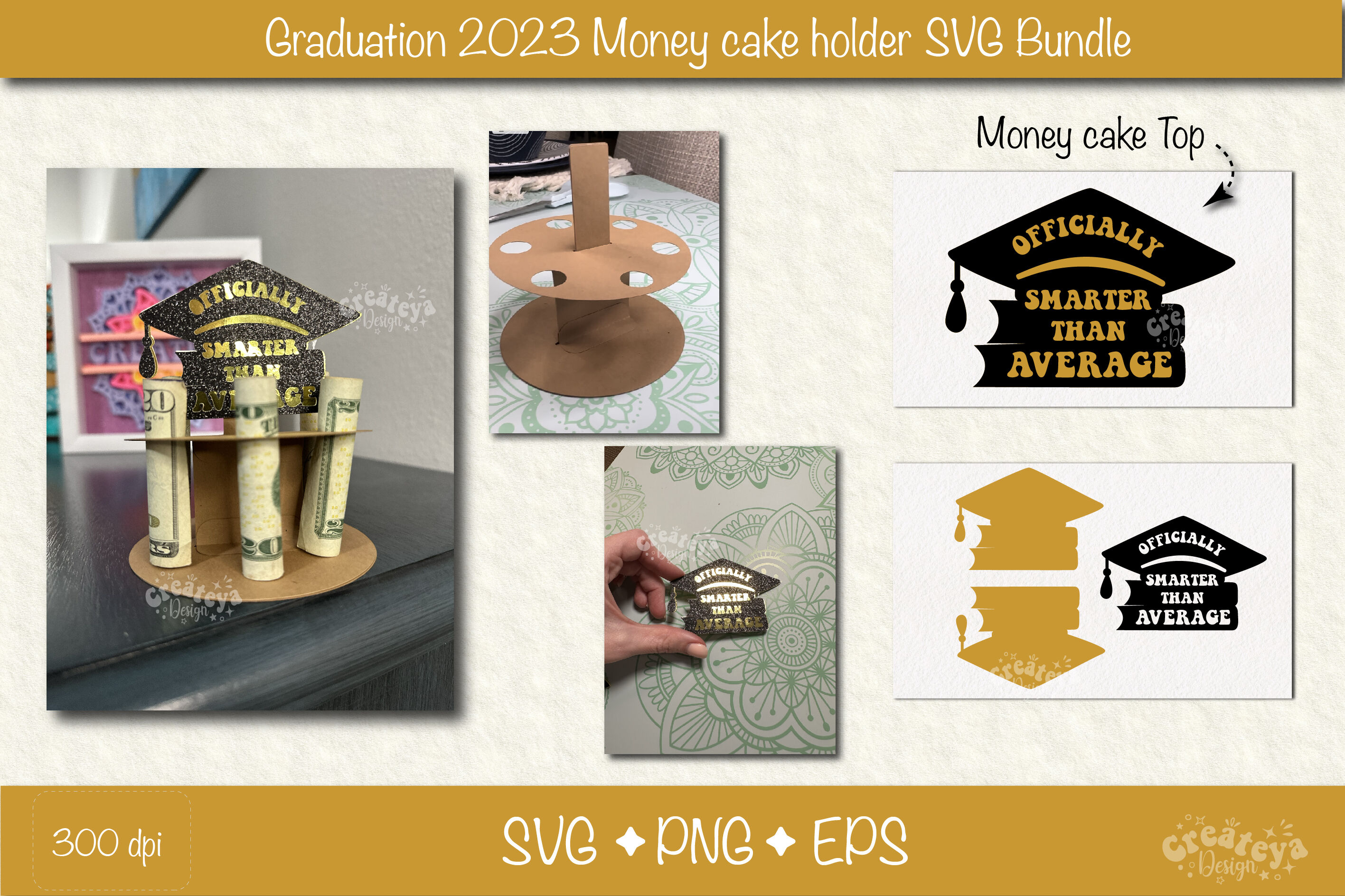 Graduation Money Cake SVG Bundle