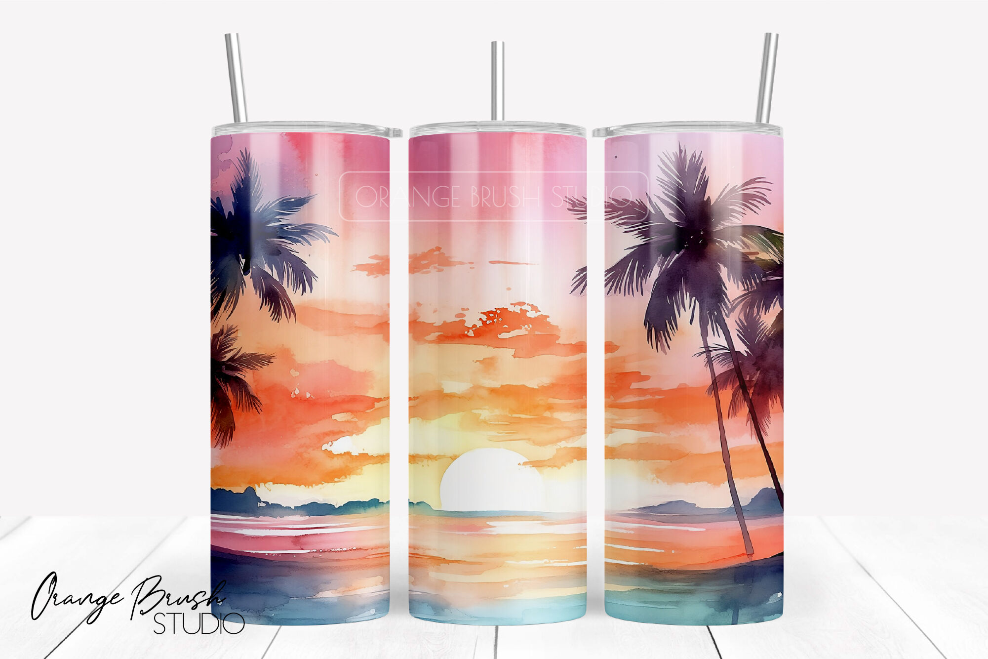 Cupture skinny 16 oz tumbler template Sublimation wrap