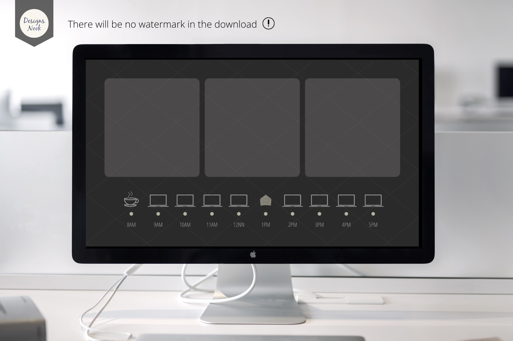 Minimalist Desktop Wallpaper Organizer By TheLoveByrds | TheHungryJPEG