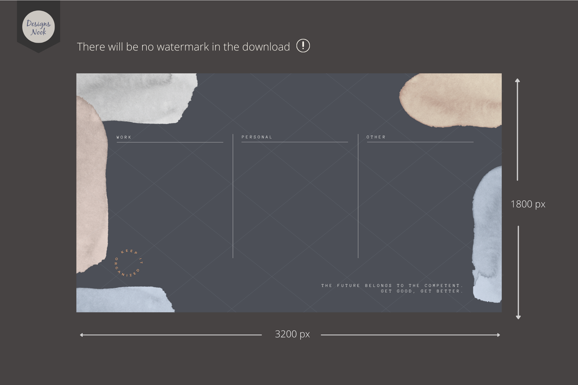 Minimalist Desktop Organizer Wallpaper – Stay Productive! minimalist desktop wallpaper organizer by thelovebyrds