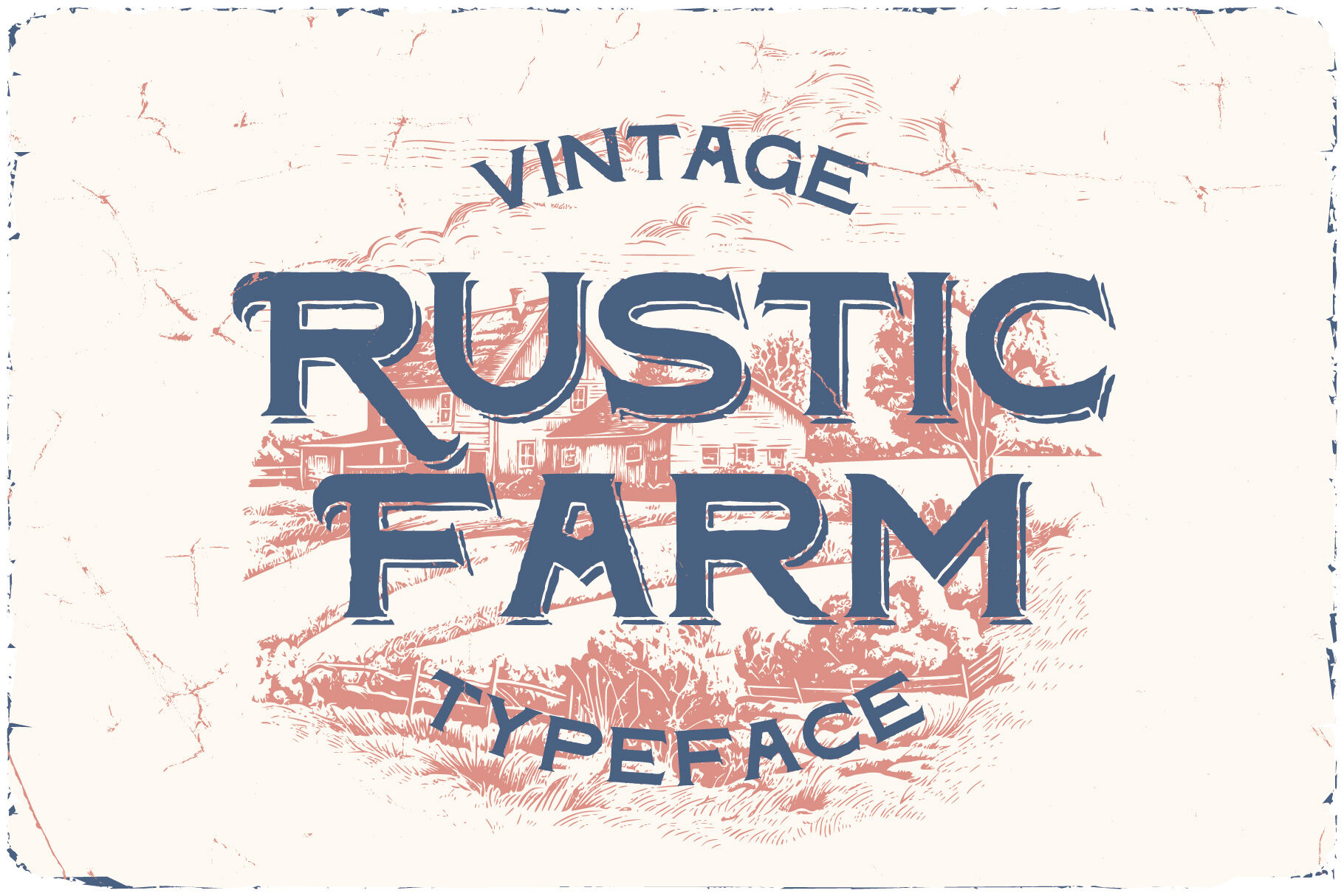 Rustic Farm By Vozzy Vintage Fonts and Graphics | TheHungryJPEG