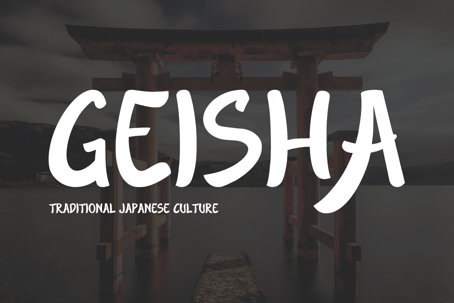 Asakusa Japanese Display Font By Maulana Creative | TheHungryJPEG