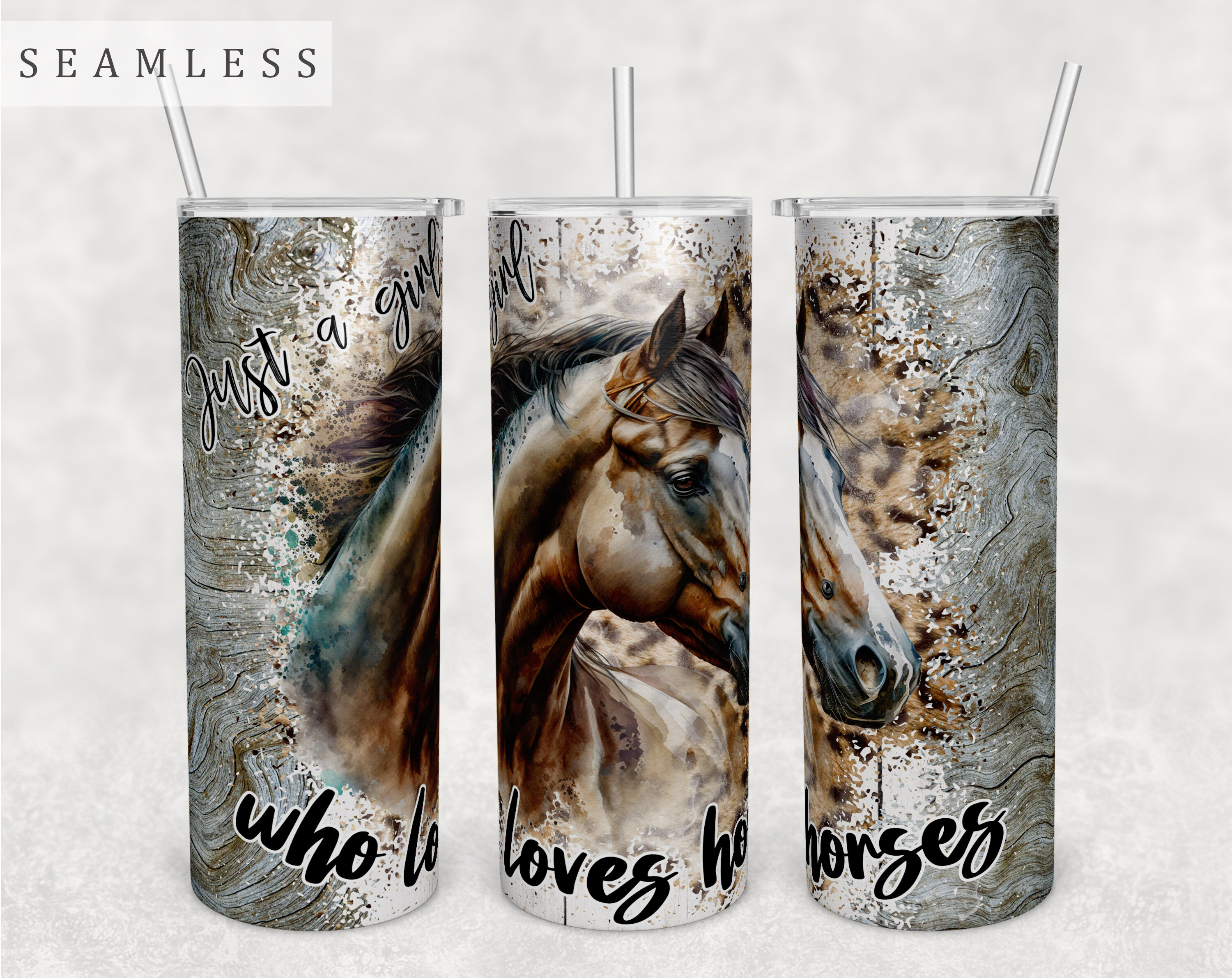 Just A Girl Who Loves Horses Tumbler