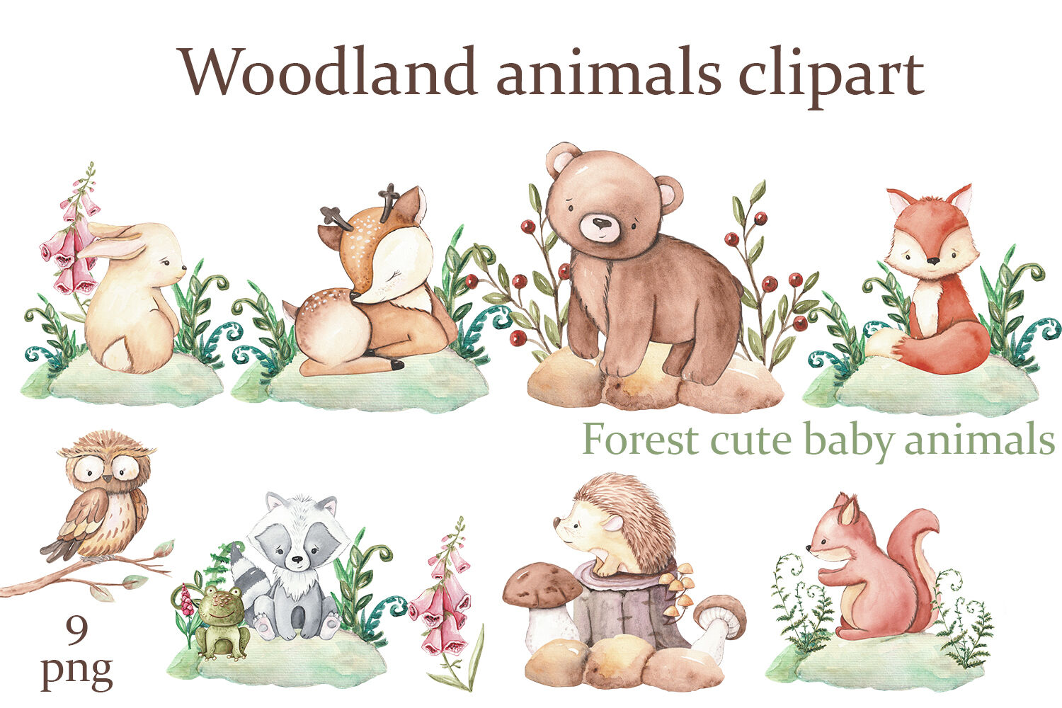 cute baby animal clip art