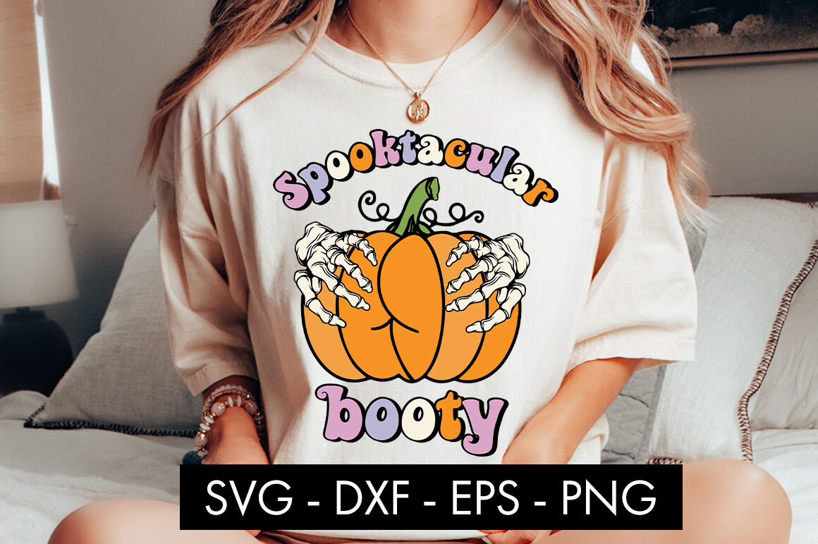 Spooktacular Booty SVG Cut File PNG Sublimation By Freeling Design ...