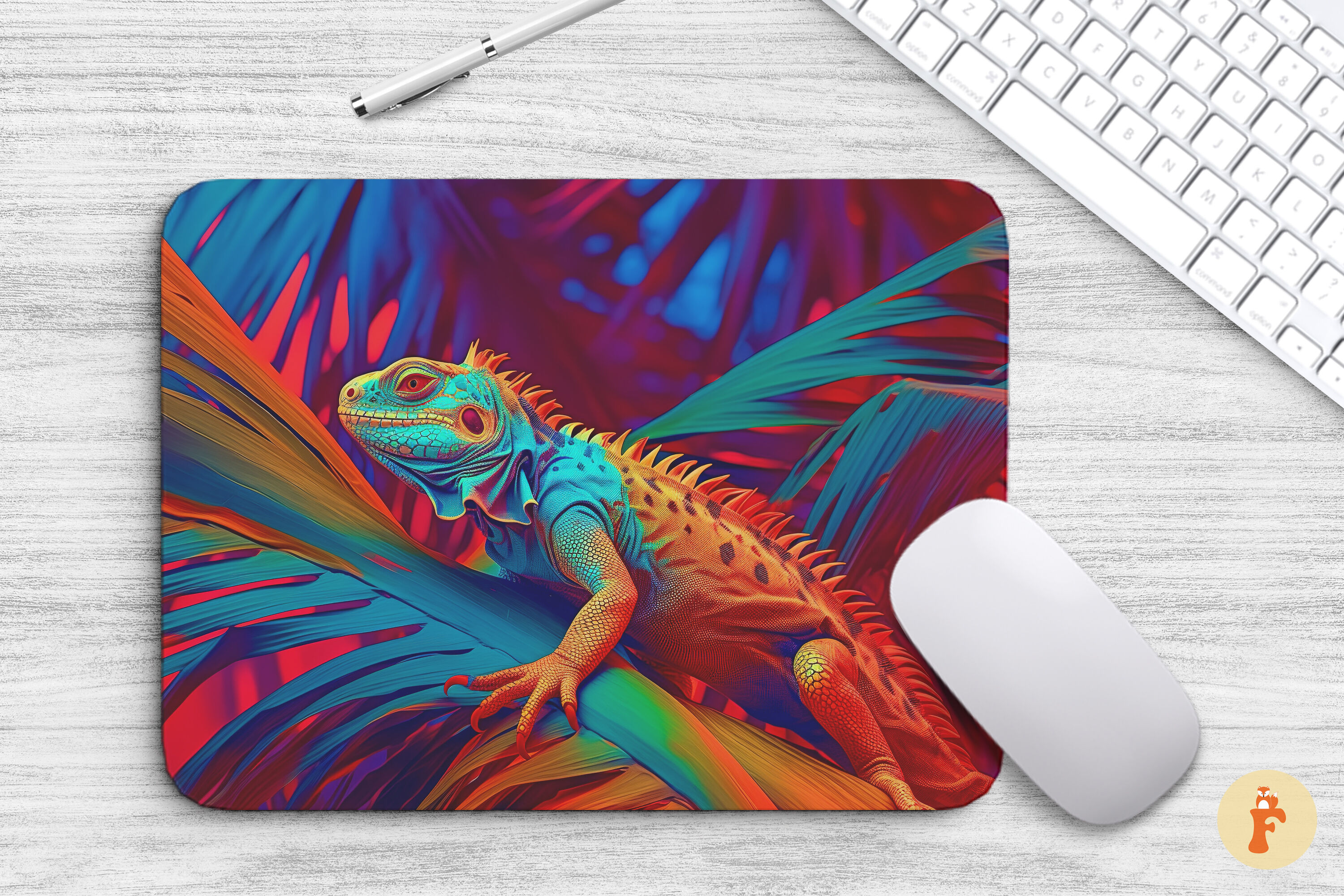 Wild Animals Mouse Pad Bundle By Mulew Art | TheHungryJPEG