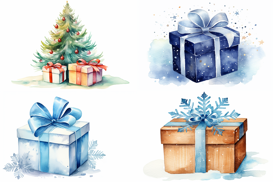 Art Line Drawing Different Gift Boxes Stock Vector (Royalty Free)  1937664571 | Shutterstock