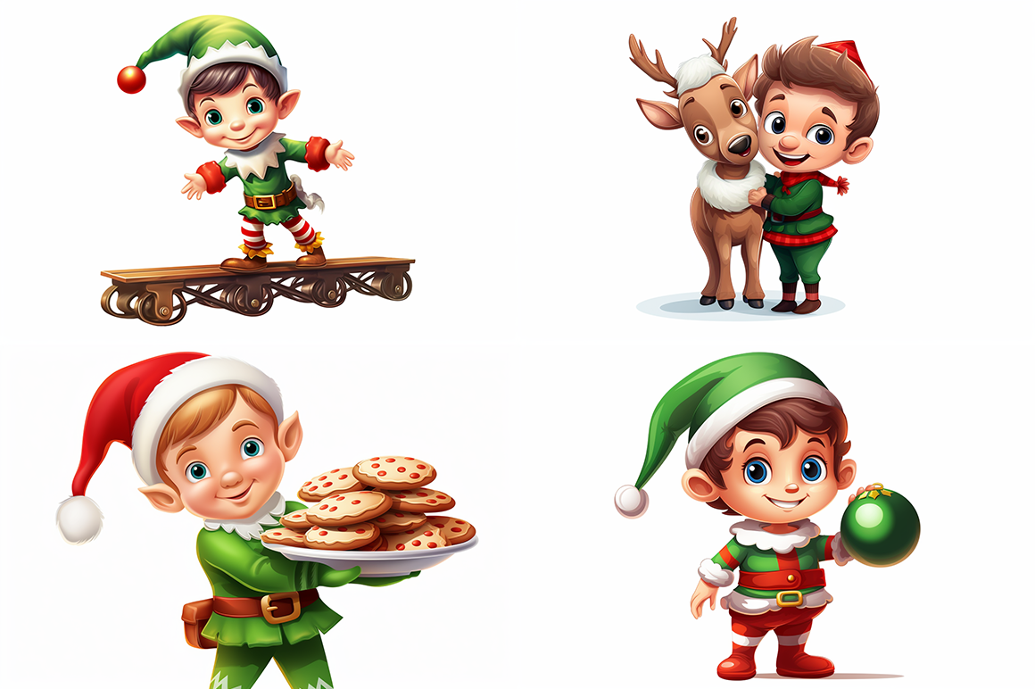 Christmas Elves By fabricas | TheHungryJPEG