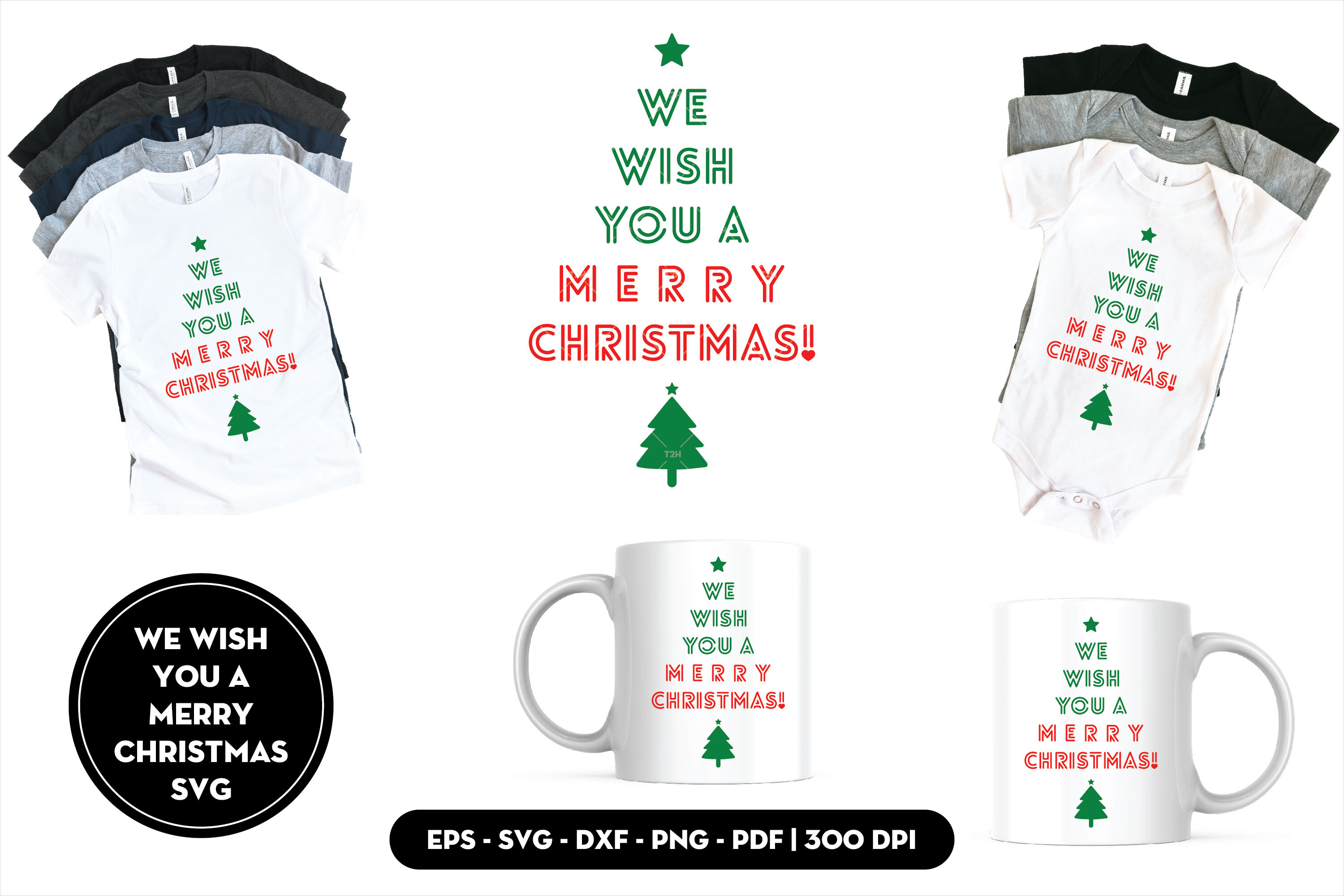 We Wish You a Merry Christmas - Cups - PDF