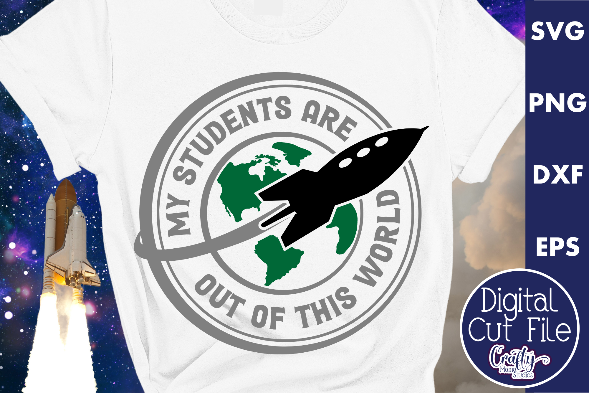 Teacher Svg, My Students Are Out Of This World By Crafty Mama Studios ...