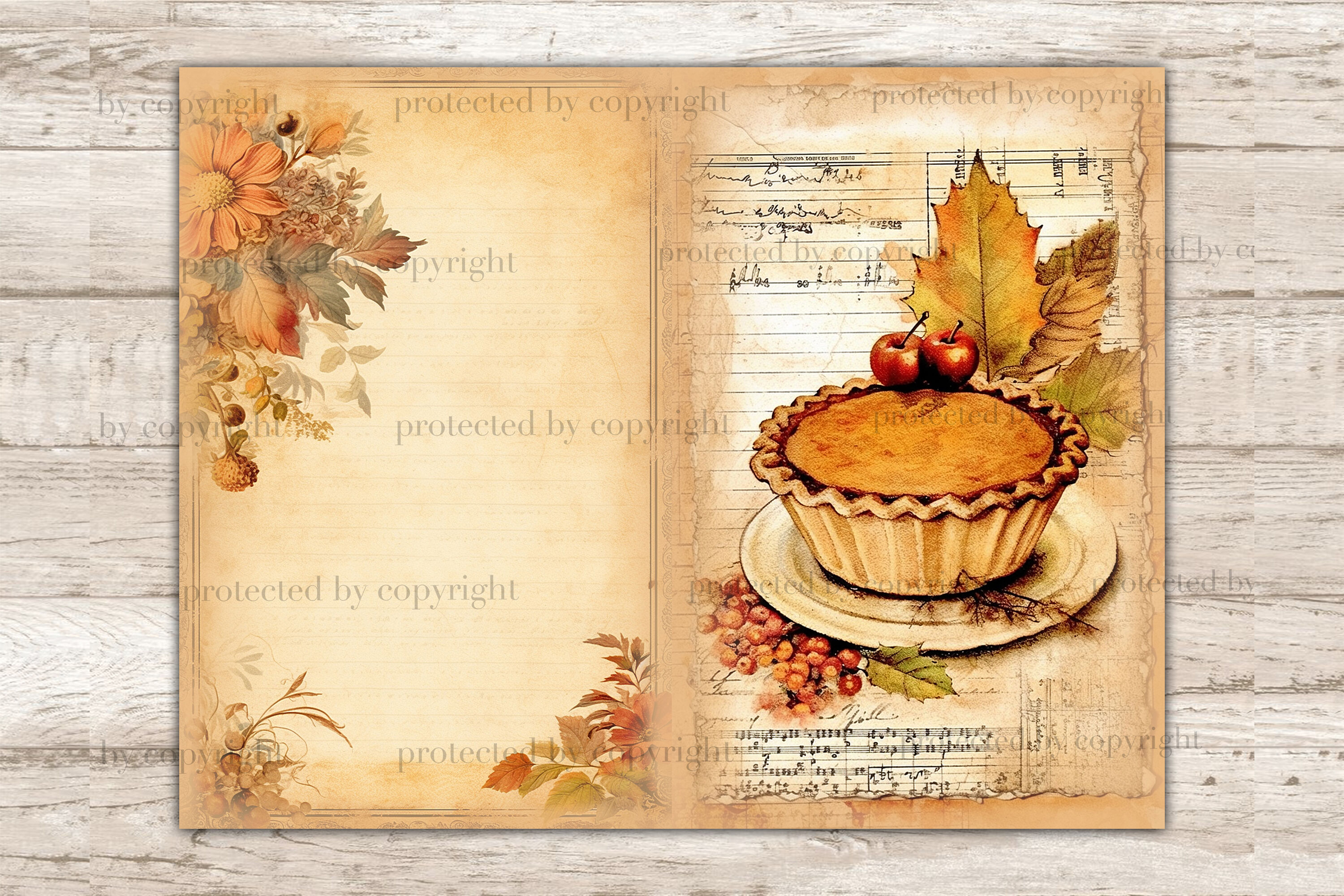 Women of Autumn Digital Journal Kit, Printable Autumn, Fall Journal, Art  Journal, Junk Journal Kit, Autumn 