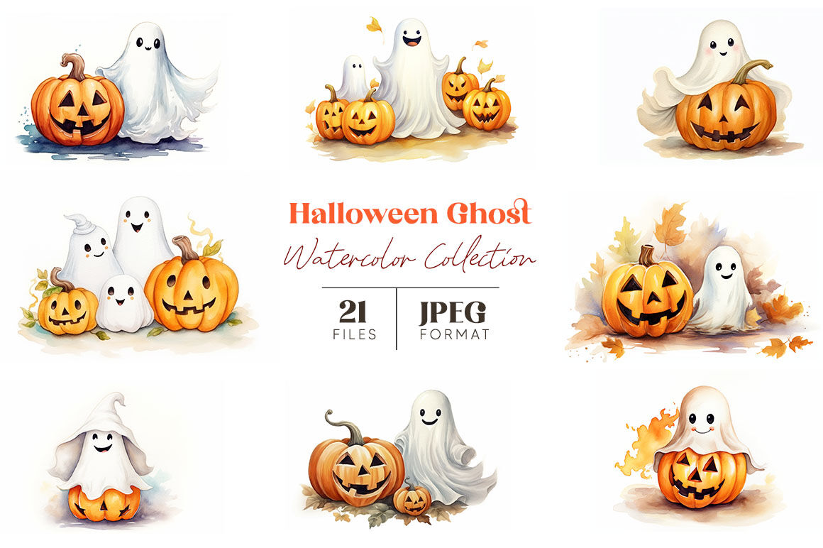 Halloween Ghost By artsy-fartsy | TheHungryJPEG