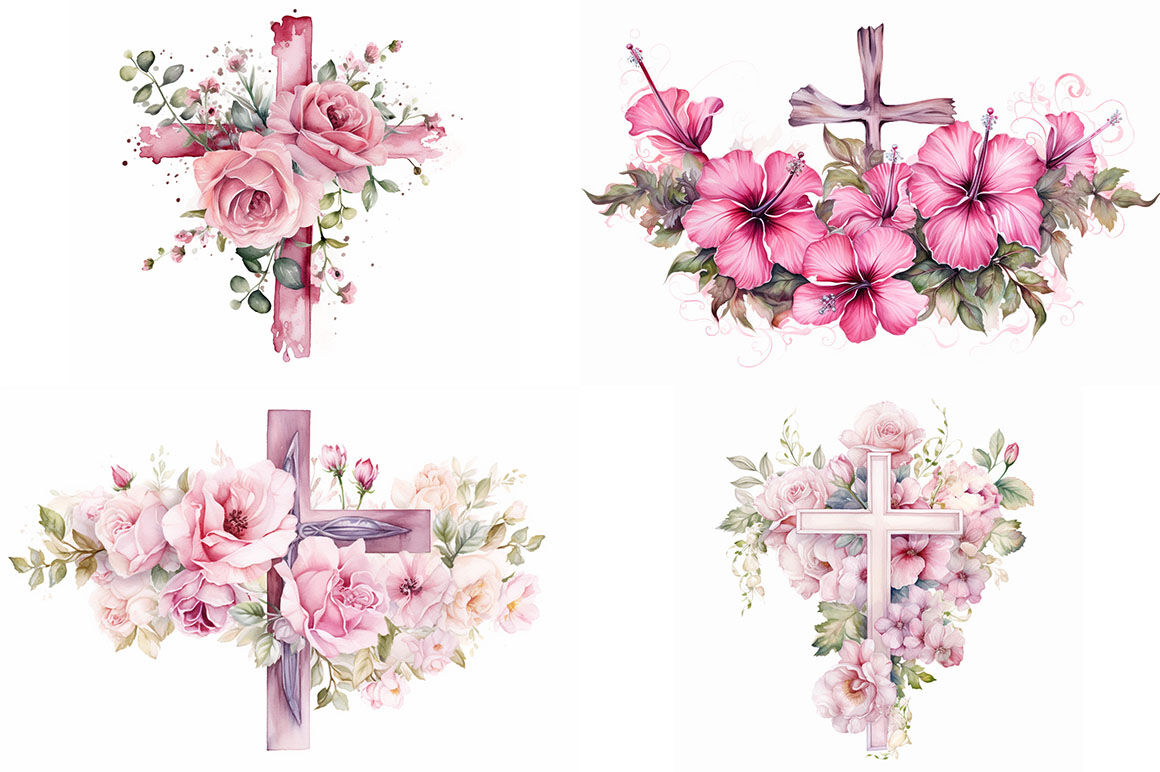 Pink Cross By artsy-fartsy | TheHungryJPEG