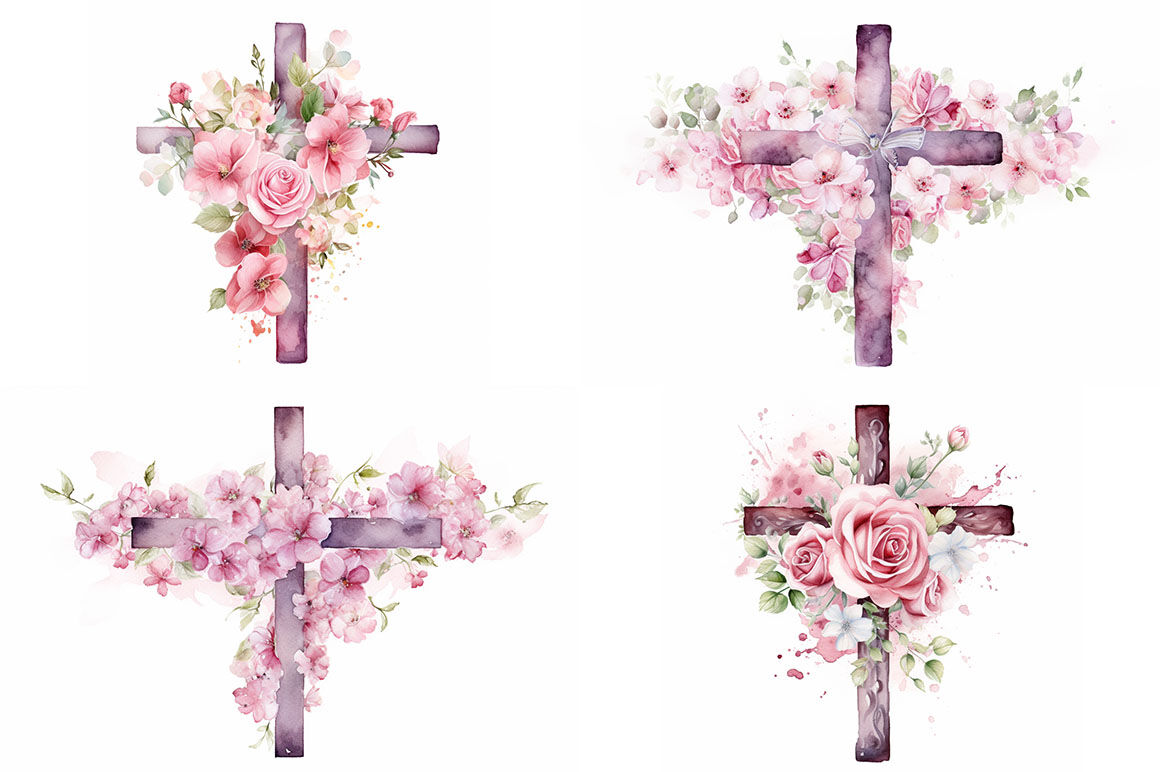 Pink Cross By artsy-fartsy | TheHungryJPEG