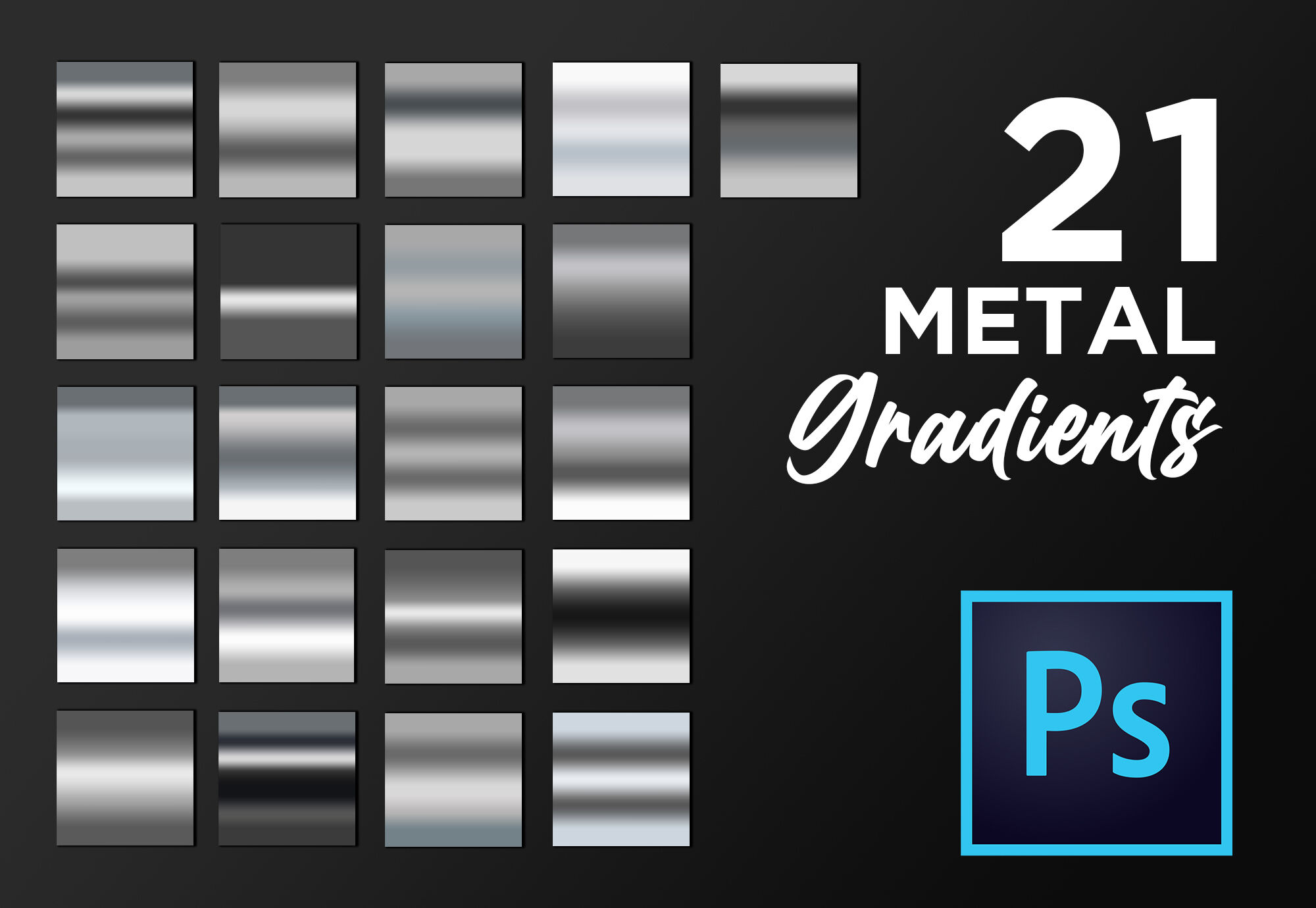 metal gradient photoshop download