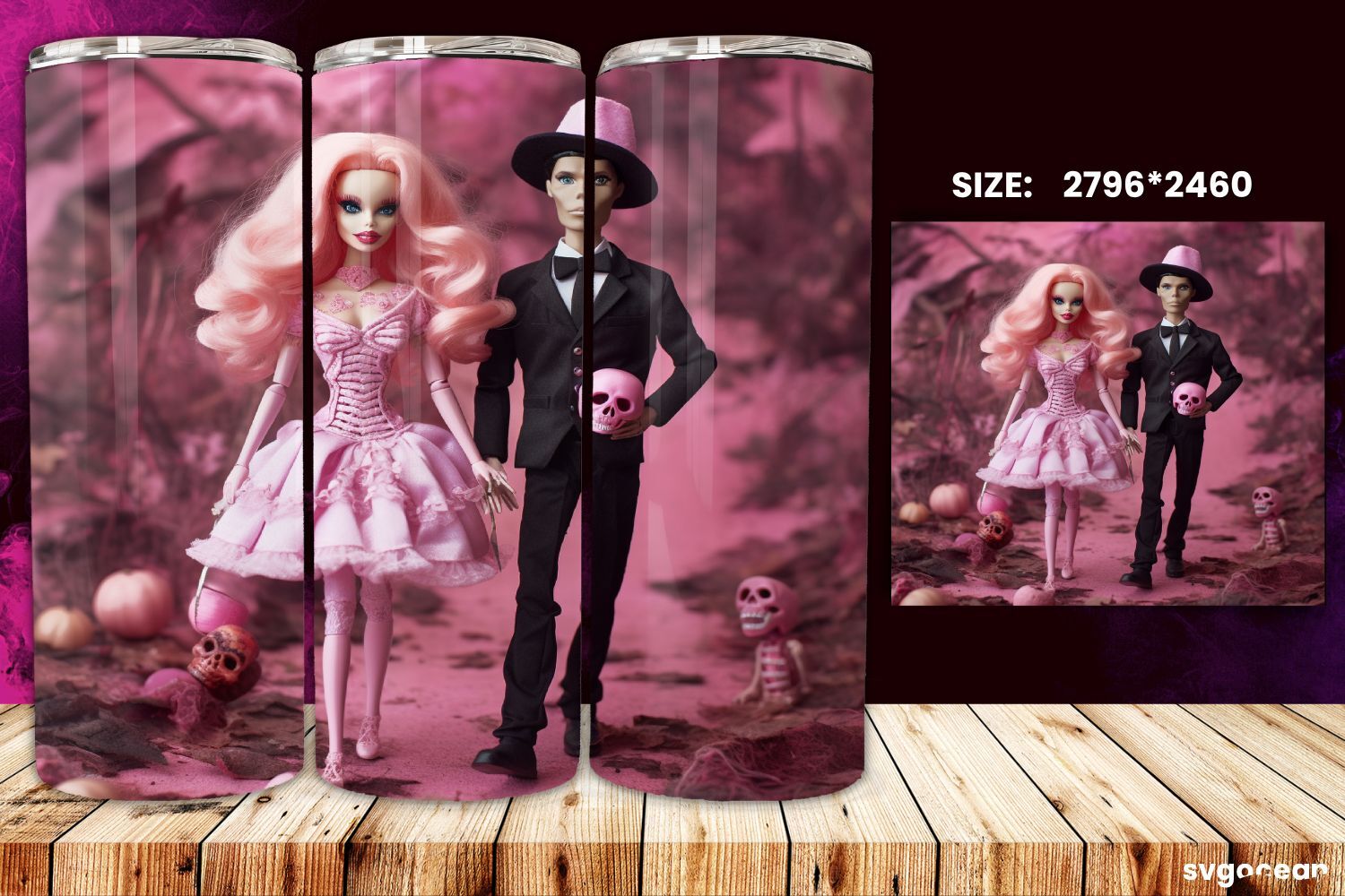 Pink Doll Tumbler 