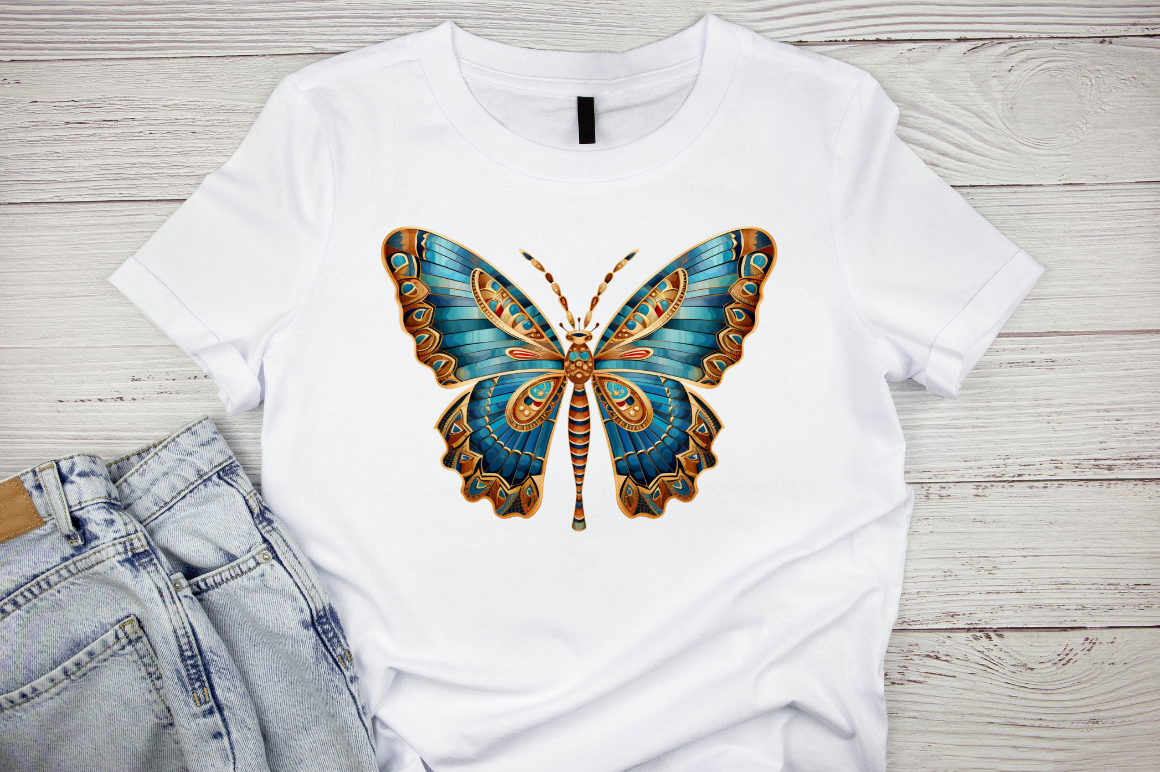 Ancient Egypt Butterfly Sublimation By Bundlestshirt | TheHungryJPEG