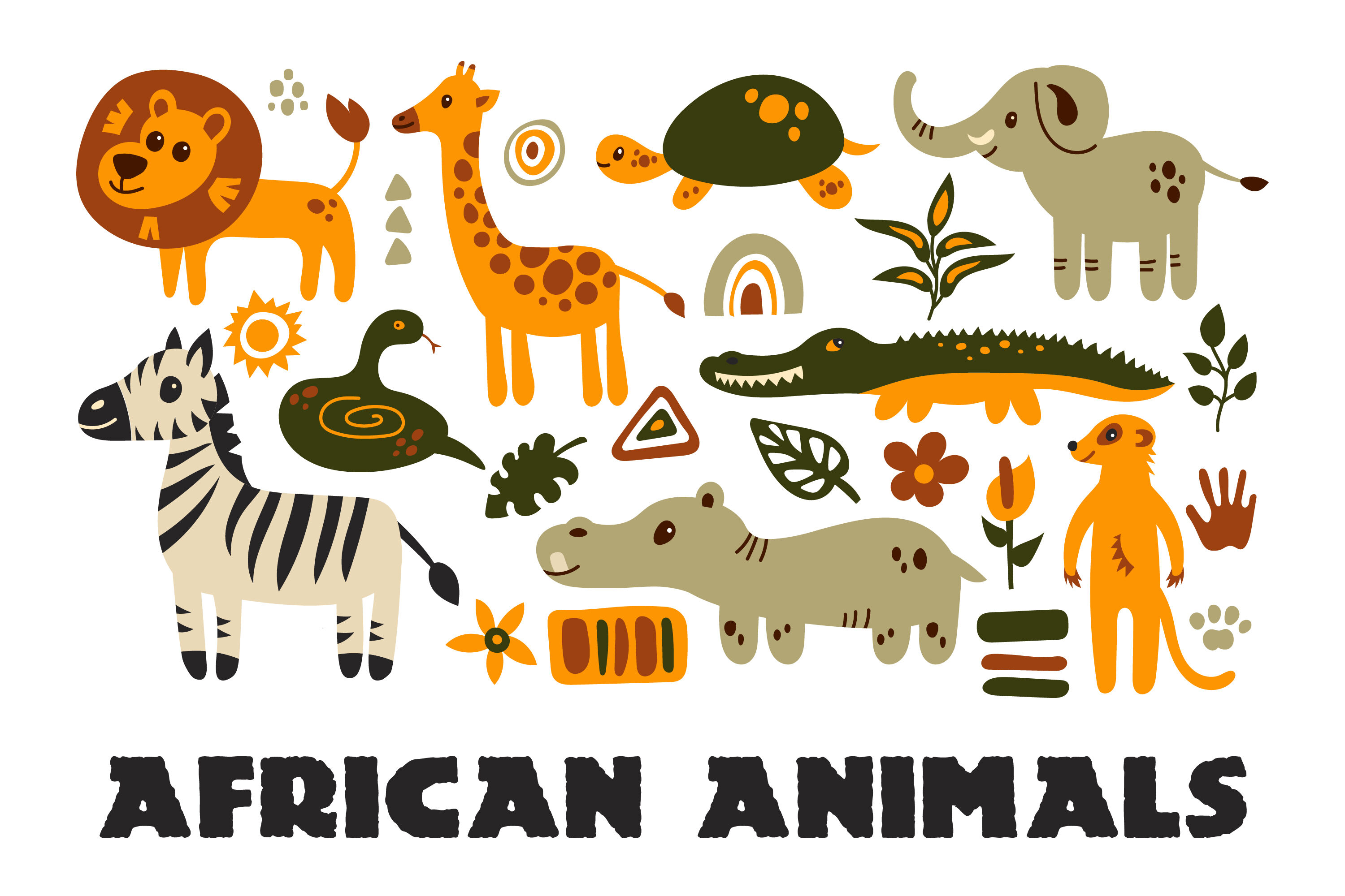 jungles in africa animals