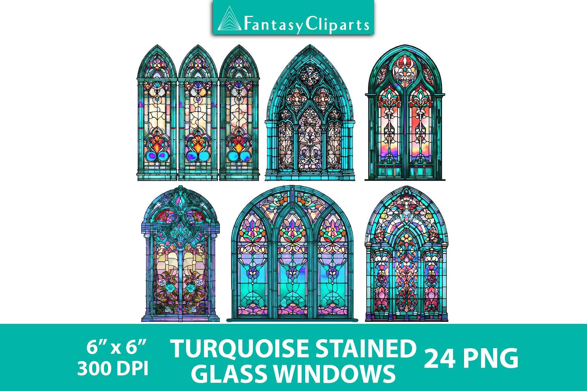 stained glass window clipart