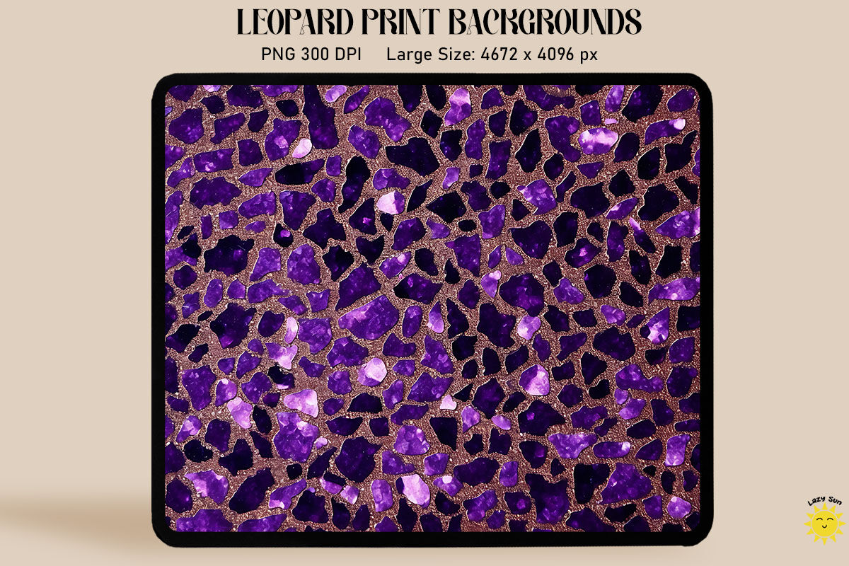 purple leopard wallpaper