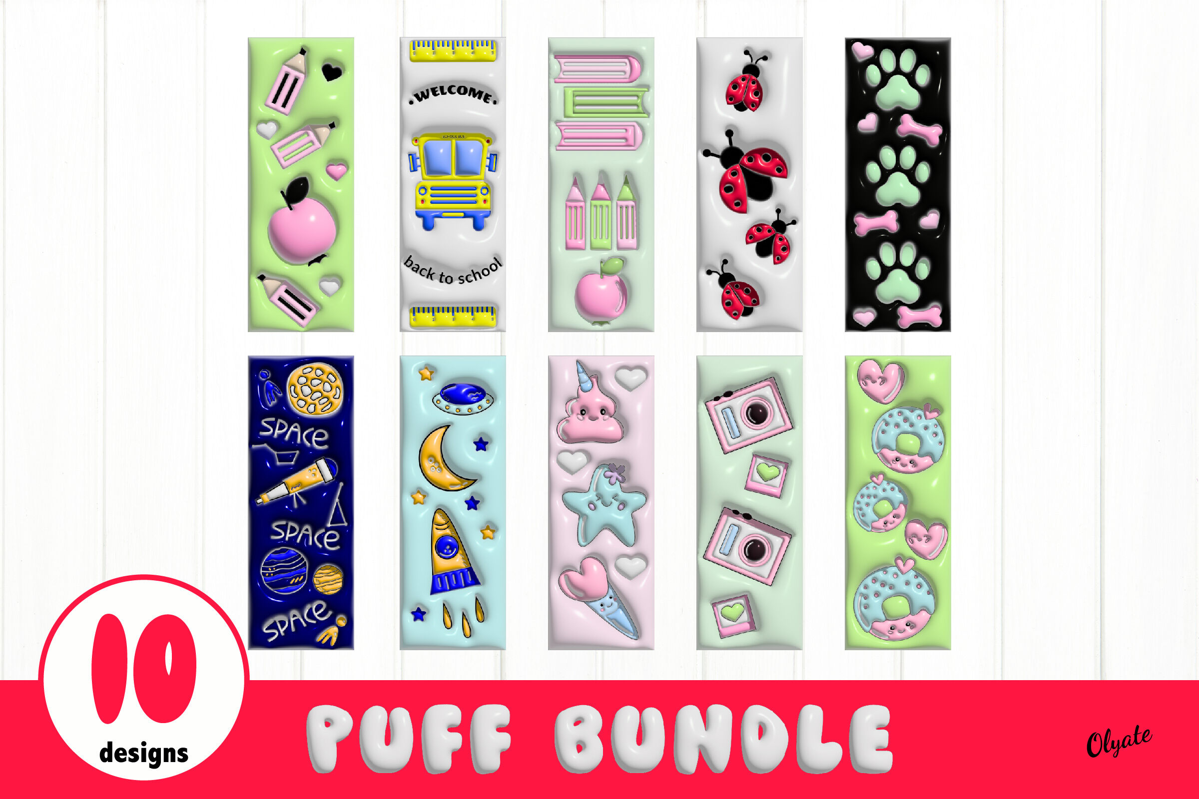 School Bookmarks  10 Sublimation Bookmarks