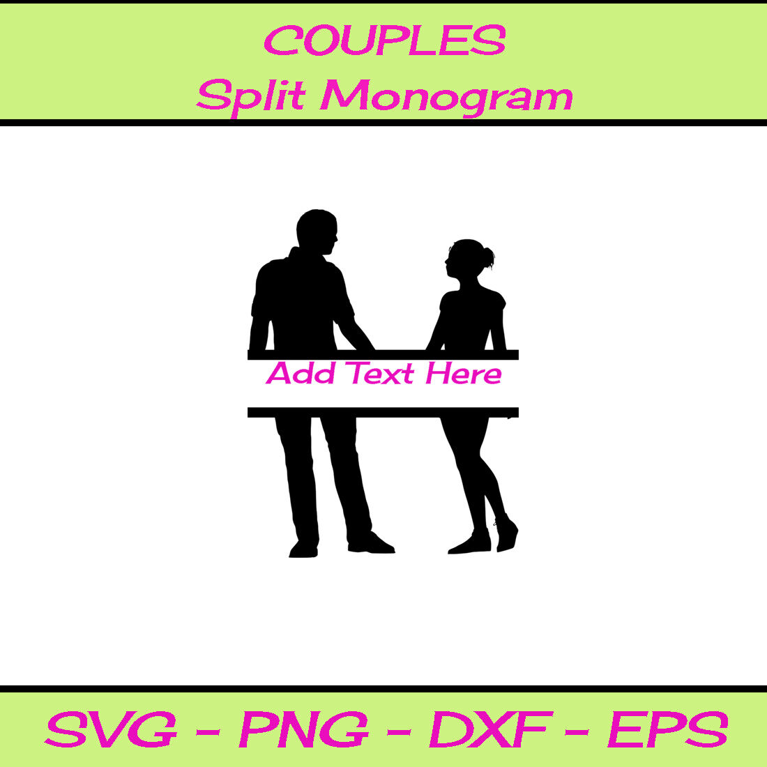 COUPLES SPLIT MONOGRAM SVG By Brilliant Digital Designs | TheHungryJPEG