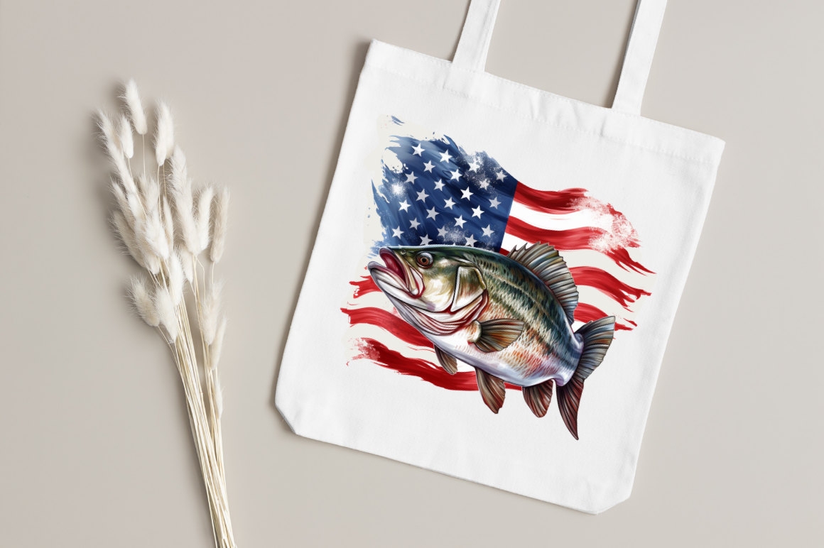Bass Fish With American Sublimation