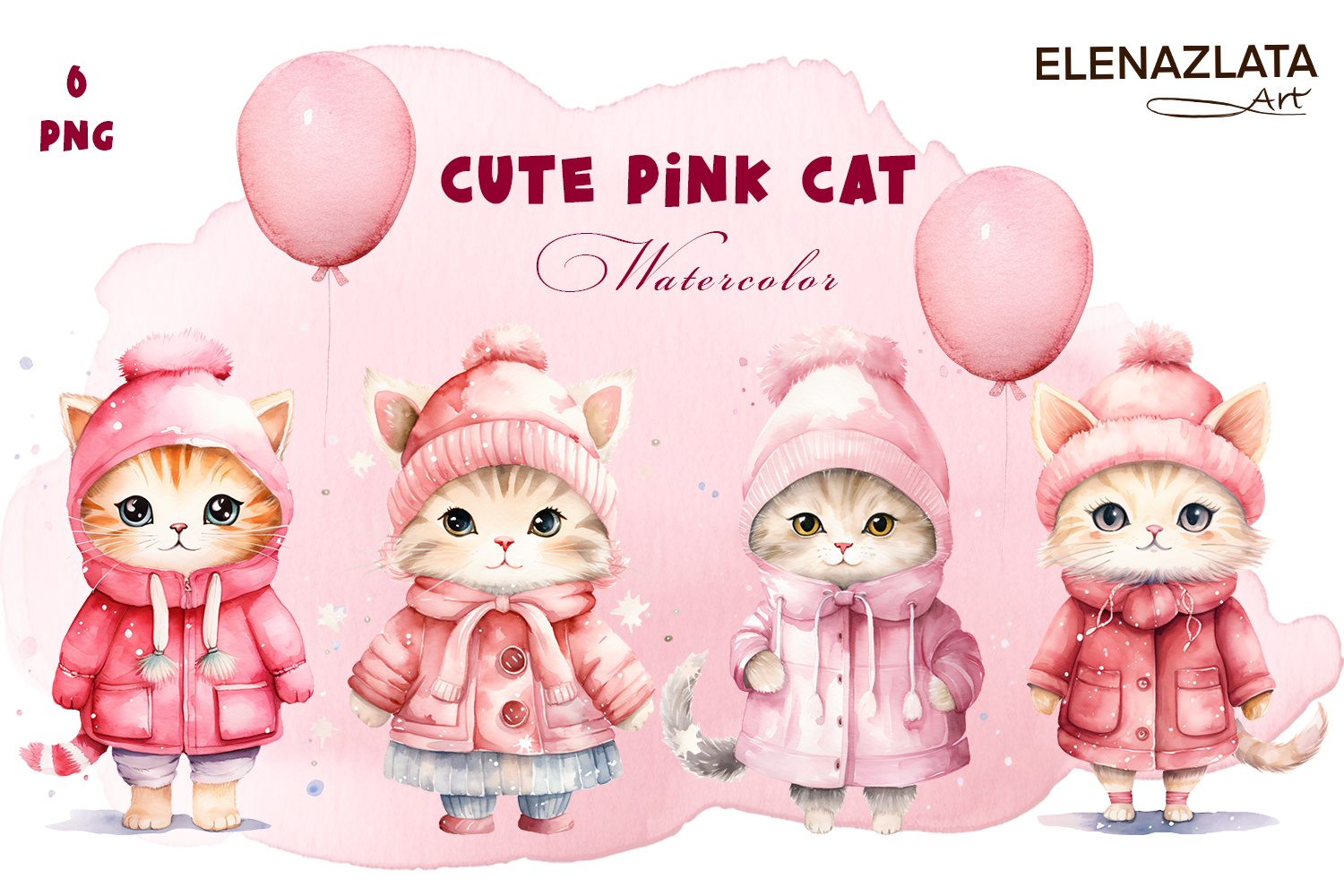 Pink Watercolor Happy Valentine Stickers — Jessica Weible Studios