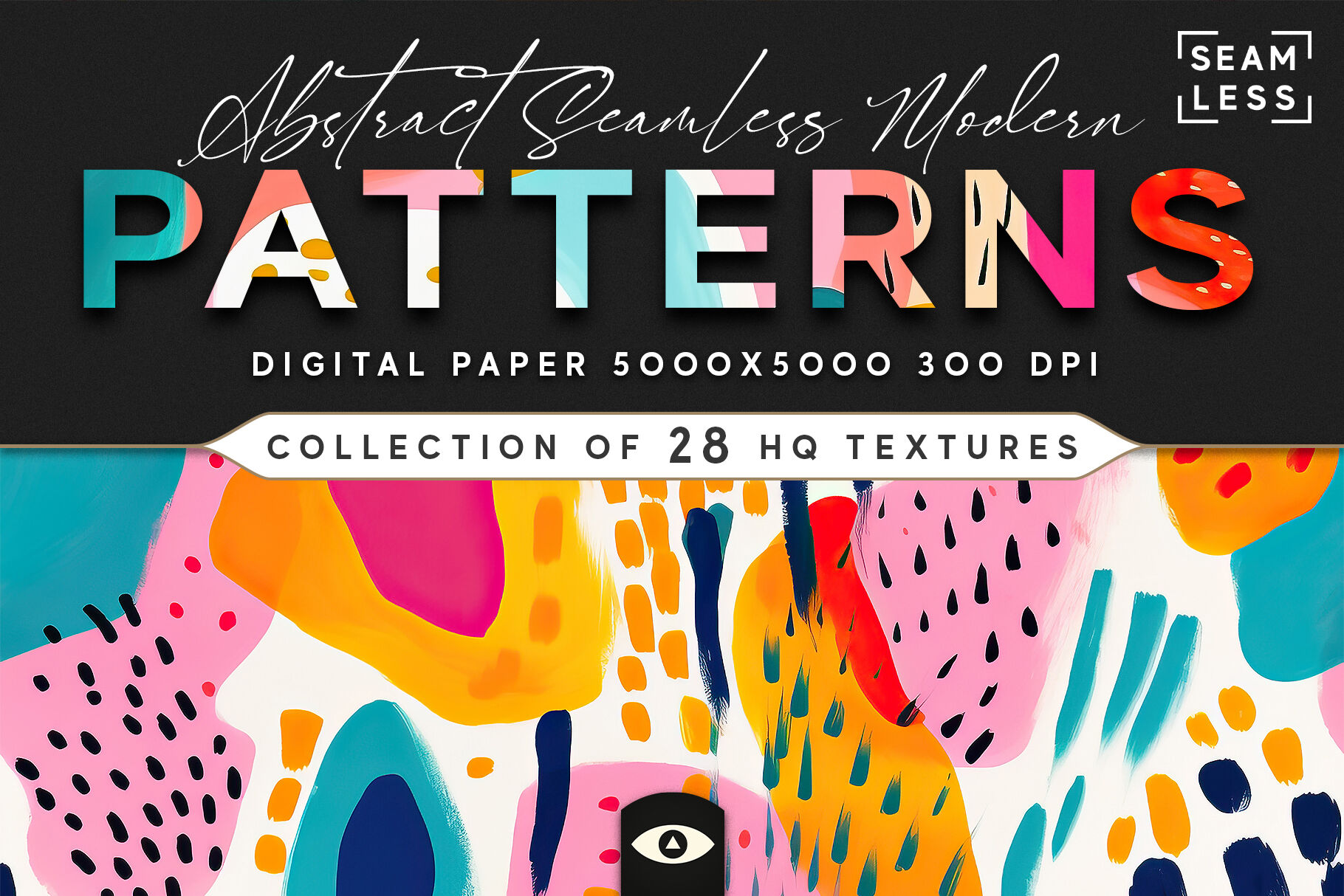 Abstract Seamless Modern Patterns Texture Pack By Musiclove | TheHungryJPEG