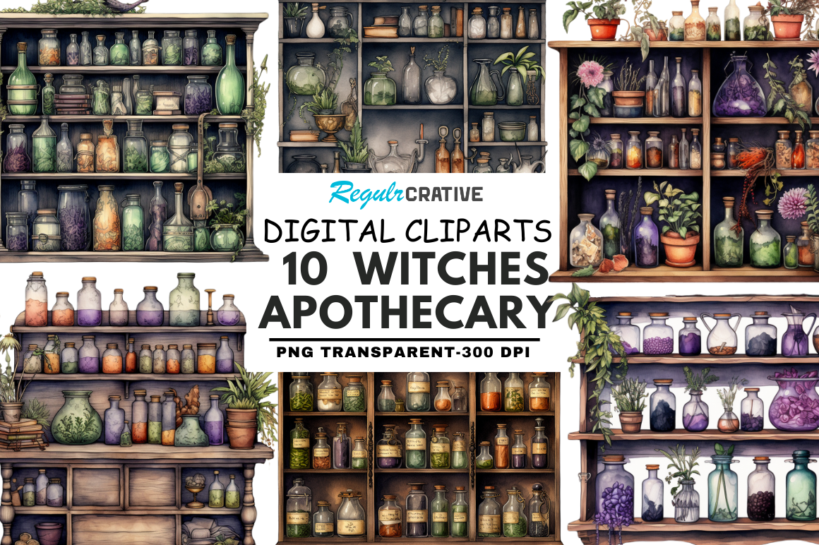 Witch's Apothecary Embroidery Kit