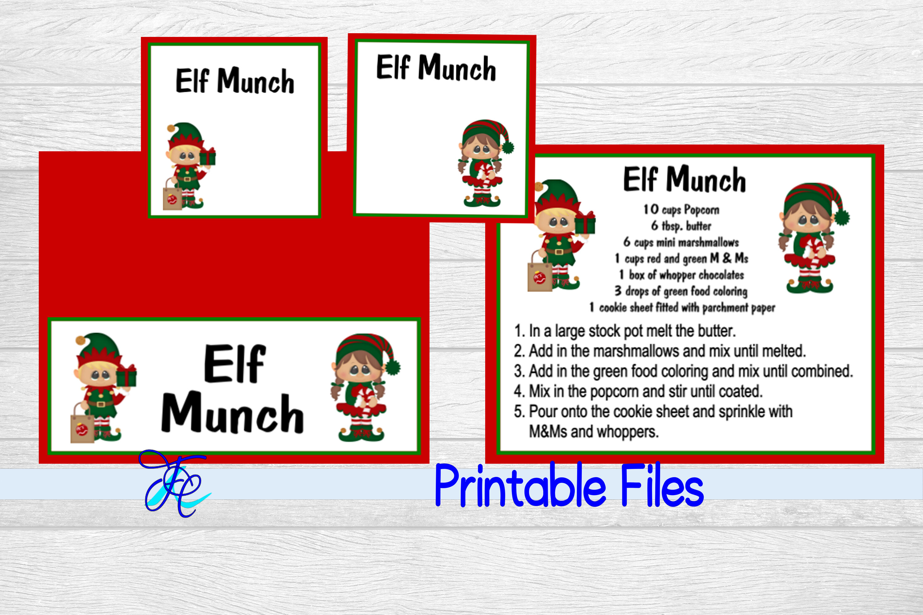 Elf Munch Bundle By Family Creations | TheHungryJPEG