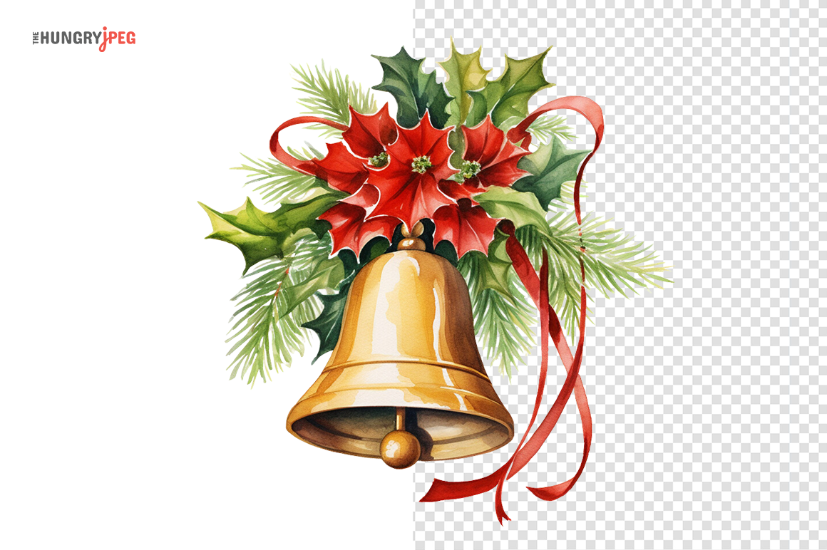 Christmas Bell By PNG Graphics