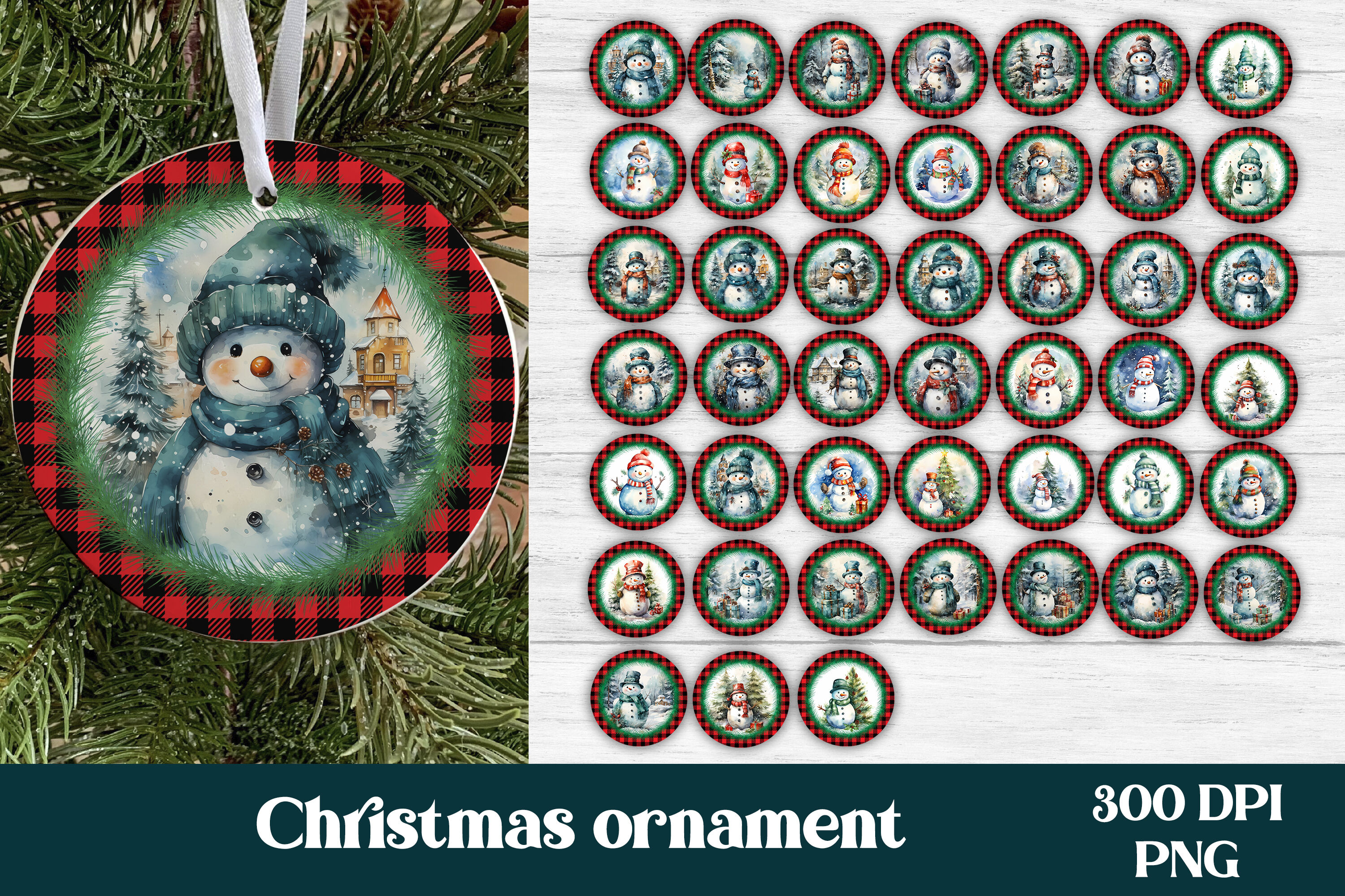 Christmas ornaments sublimation, Gnome Christmas ornaments By Svetana  Studio