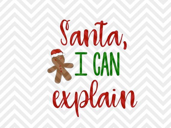 Santa I Can Explain Naughty Nice Christmas SVG and DXF Cut ...