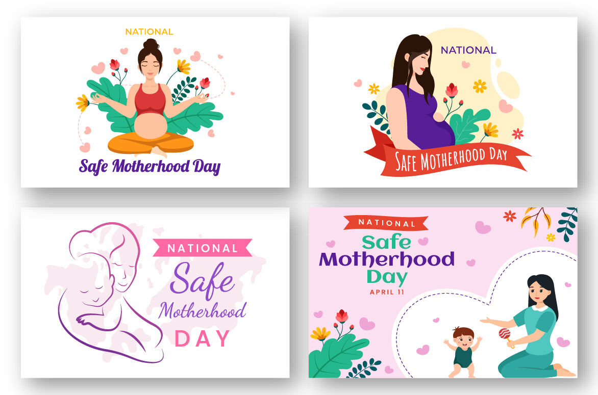 12 National Safe Motherhood Day Illustration By denayunethj | TheHungryJPEG