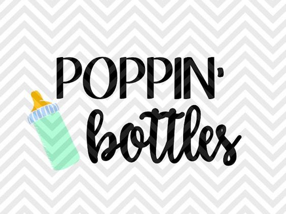 Download Poppin' Bottles Baby Crib SVG and DXF Cut File • PNG • Vector • Calligraphy • Download File ...