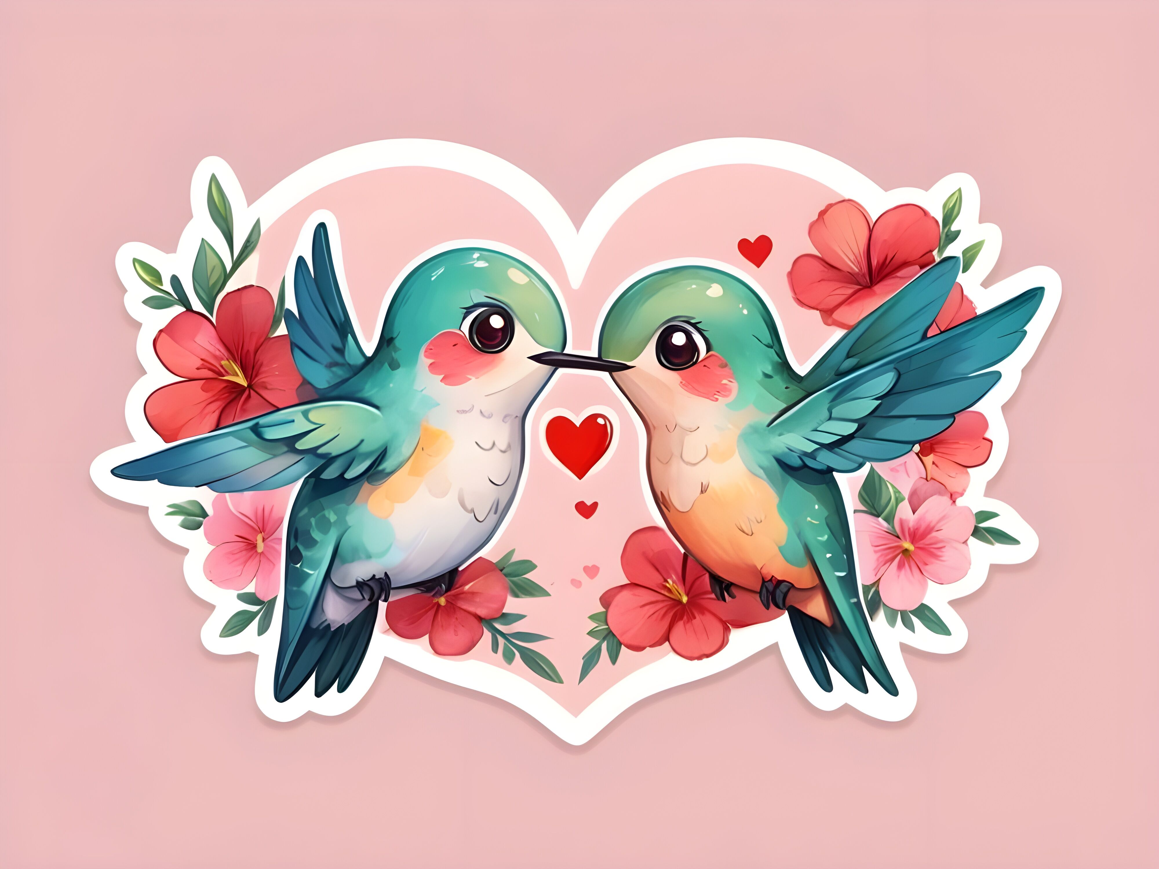 hummingbird couple making love By dianaxstoyanova | TheHungryJPEG