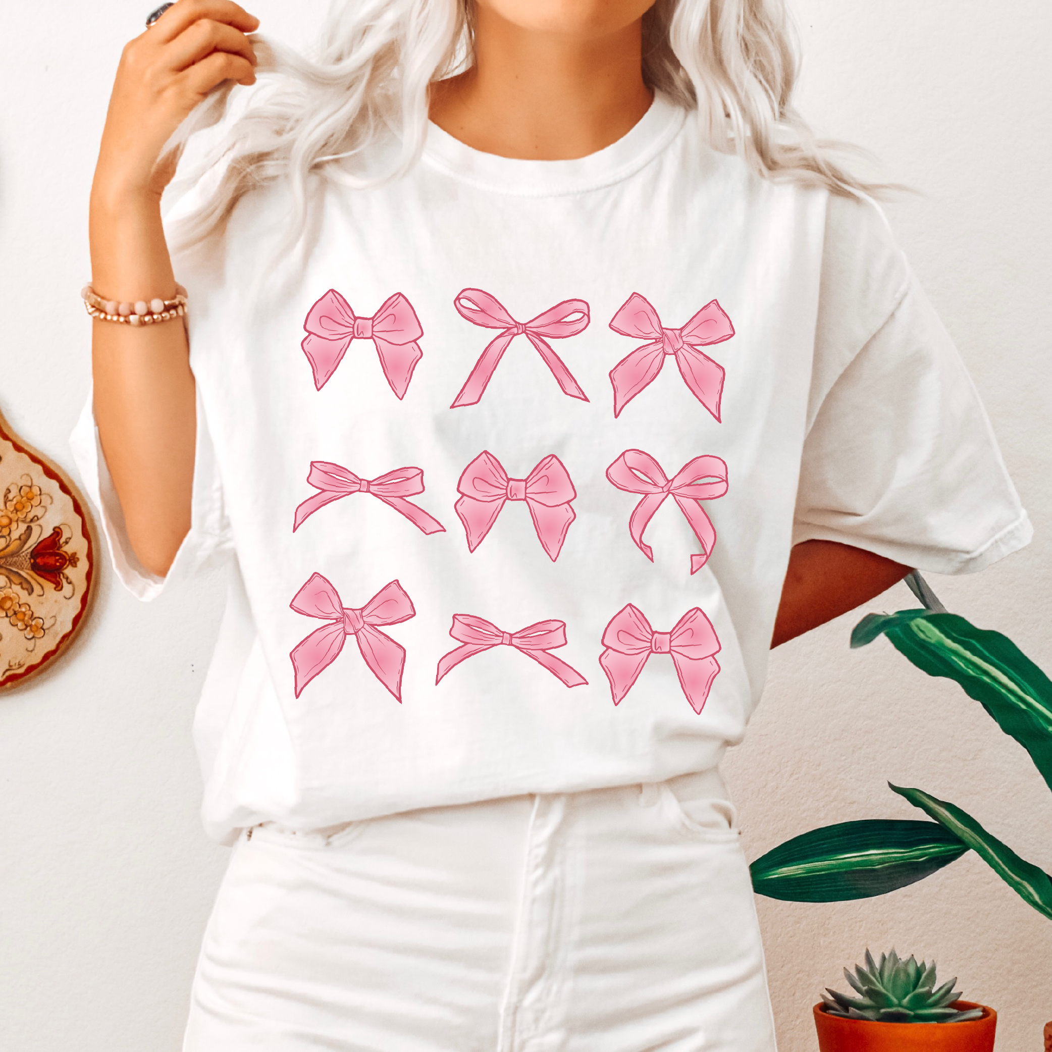 Coquette Pink Bows PNG SVG, Coquette Girl Sublimation, Tshirt design By  Matchi Studio