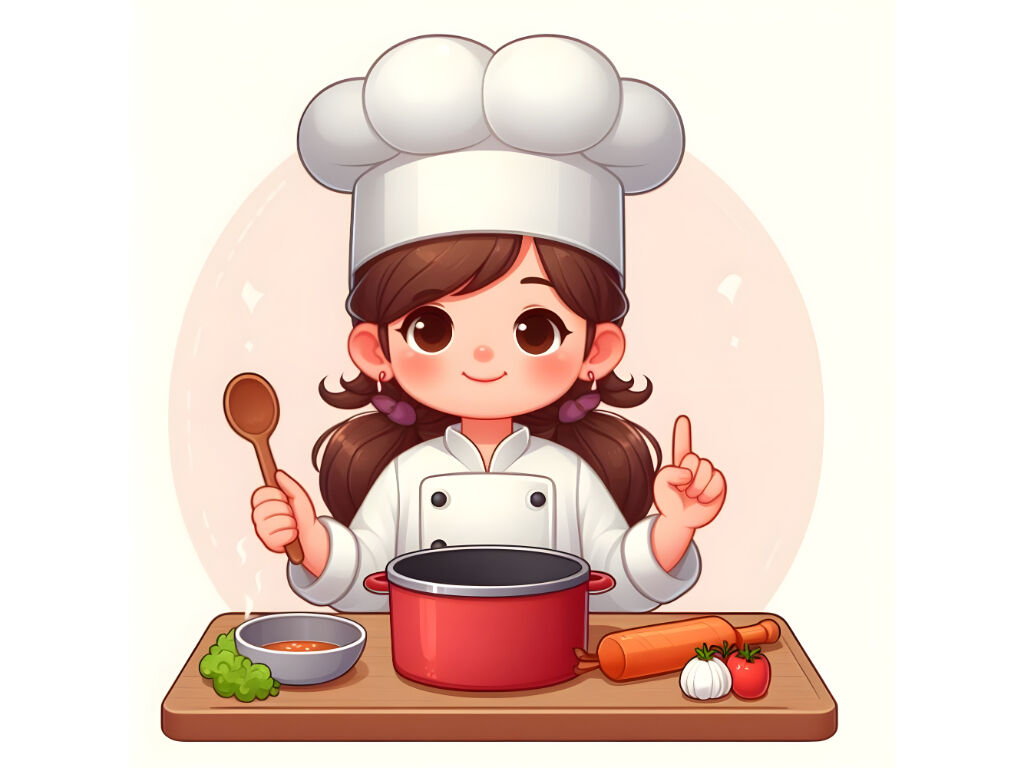 Chef Kids Cooking class design By dianaxstoyanova | TheHungryJPEG