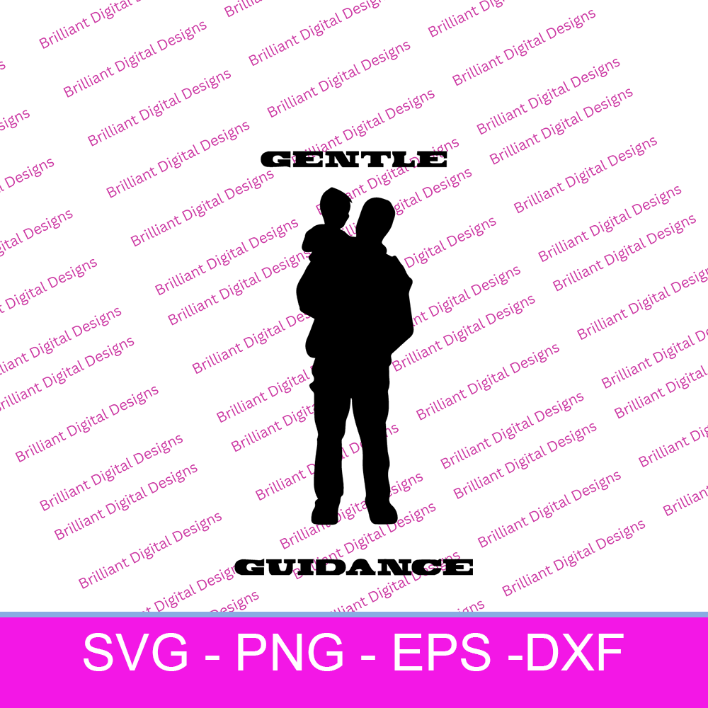 FATHER GENTLE GUIDANCE SVG By Brilliant Digital Designs | TheHungryJPEG