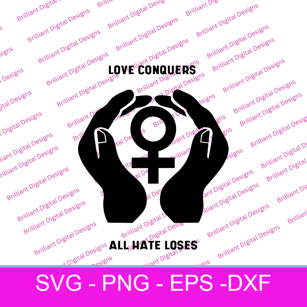 GOOD AND EVIL LOVE CONQUERS ALL HATE LOSES SVG By Brilliant Digital ...