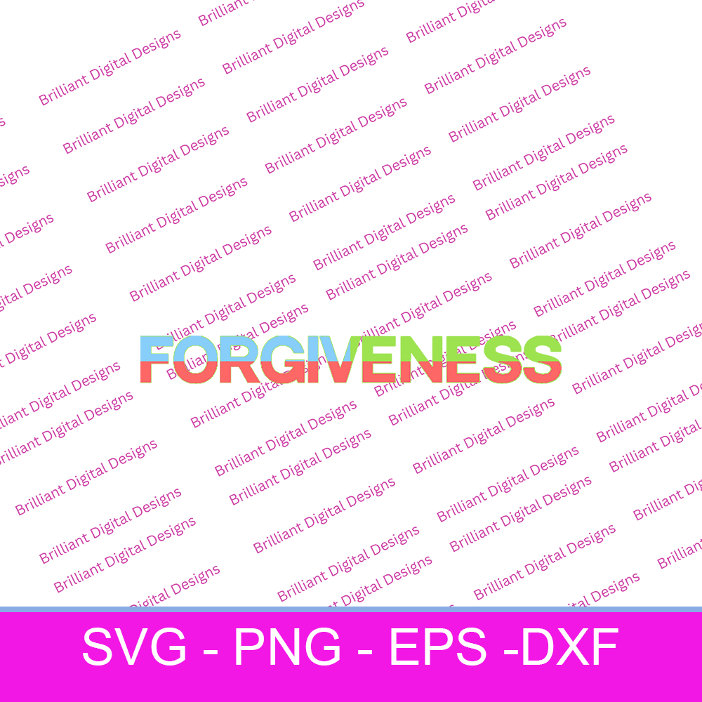 RAINBOW QUADRANT FORGIVENESS SVG By Brilliant Digital Designs ...