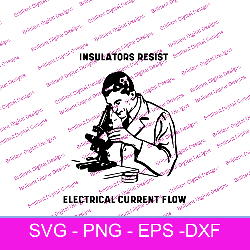 SCIENCE INSULATORS RESIST ELECTRICAL CURRENT FLOW SVG By Brilliant