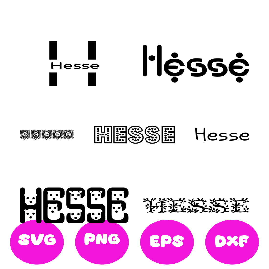 HESSE COUNTRY NAMES SVG CUT FILE By Brilliant Digital Designs ...